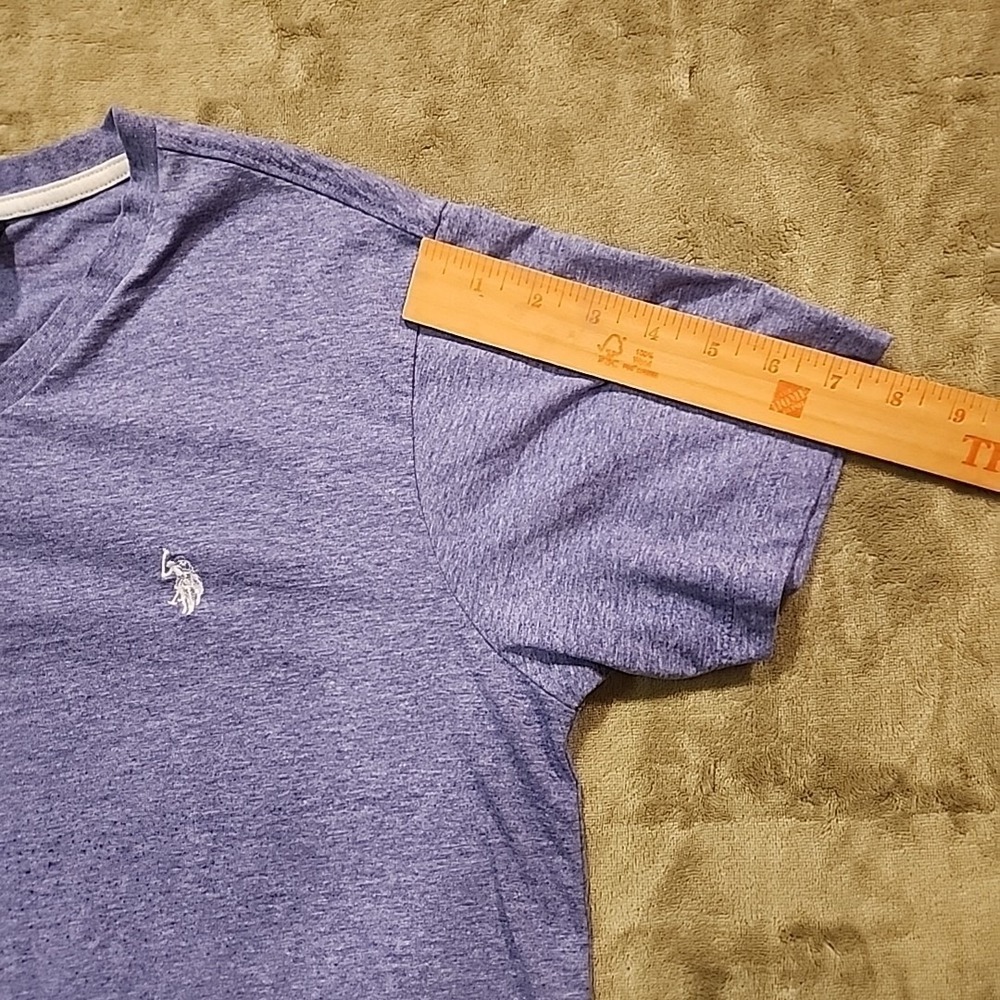 U.S. POLO ASSN. Short Sleeve Stretch V-Neck Tee Shirt Size S - Picture 5 of 8